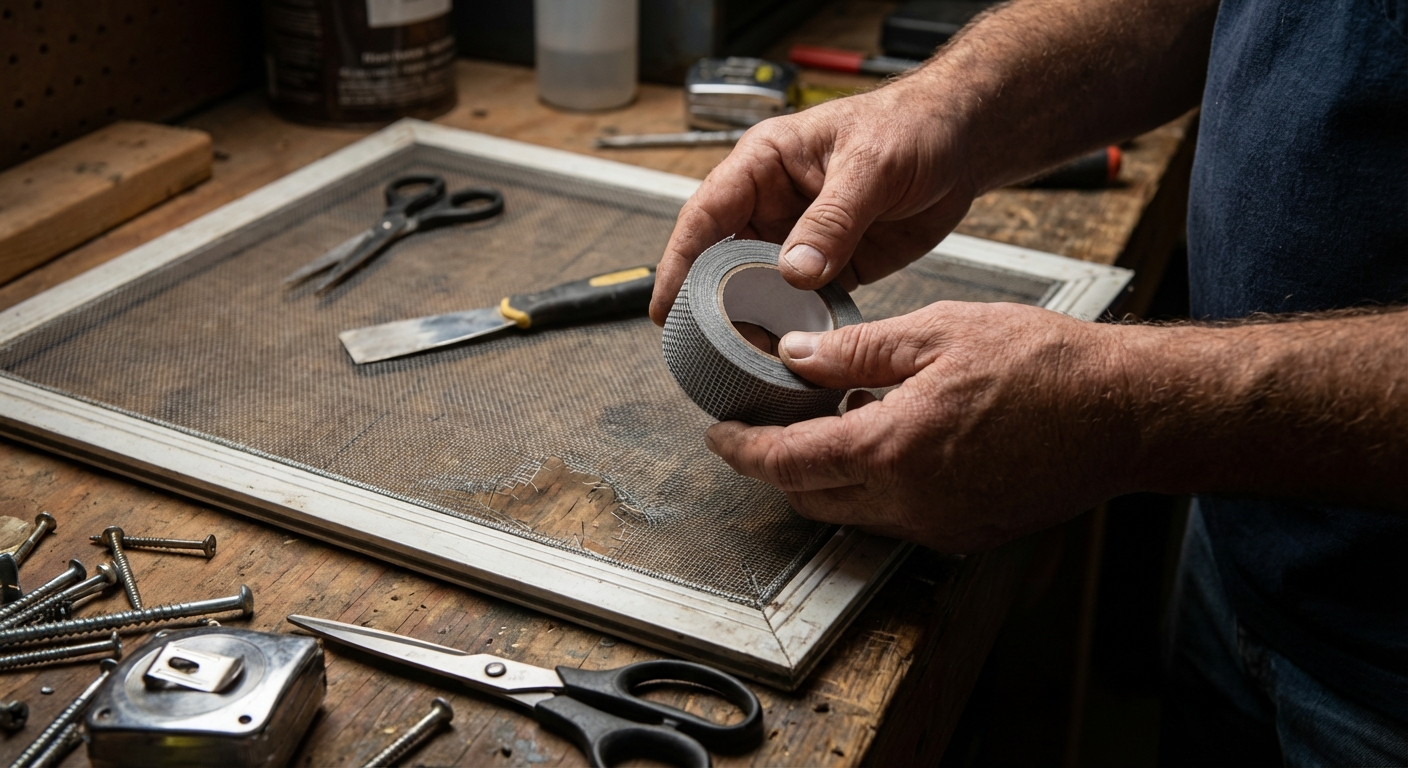 How to Fix a Hole in a Window Screen