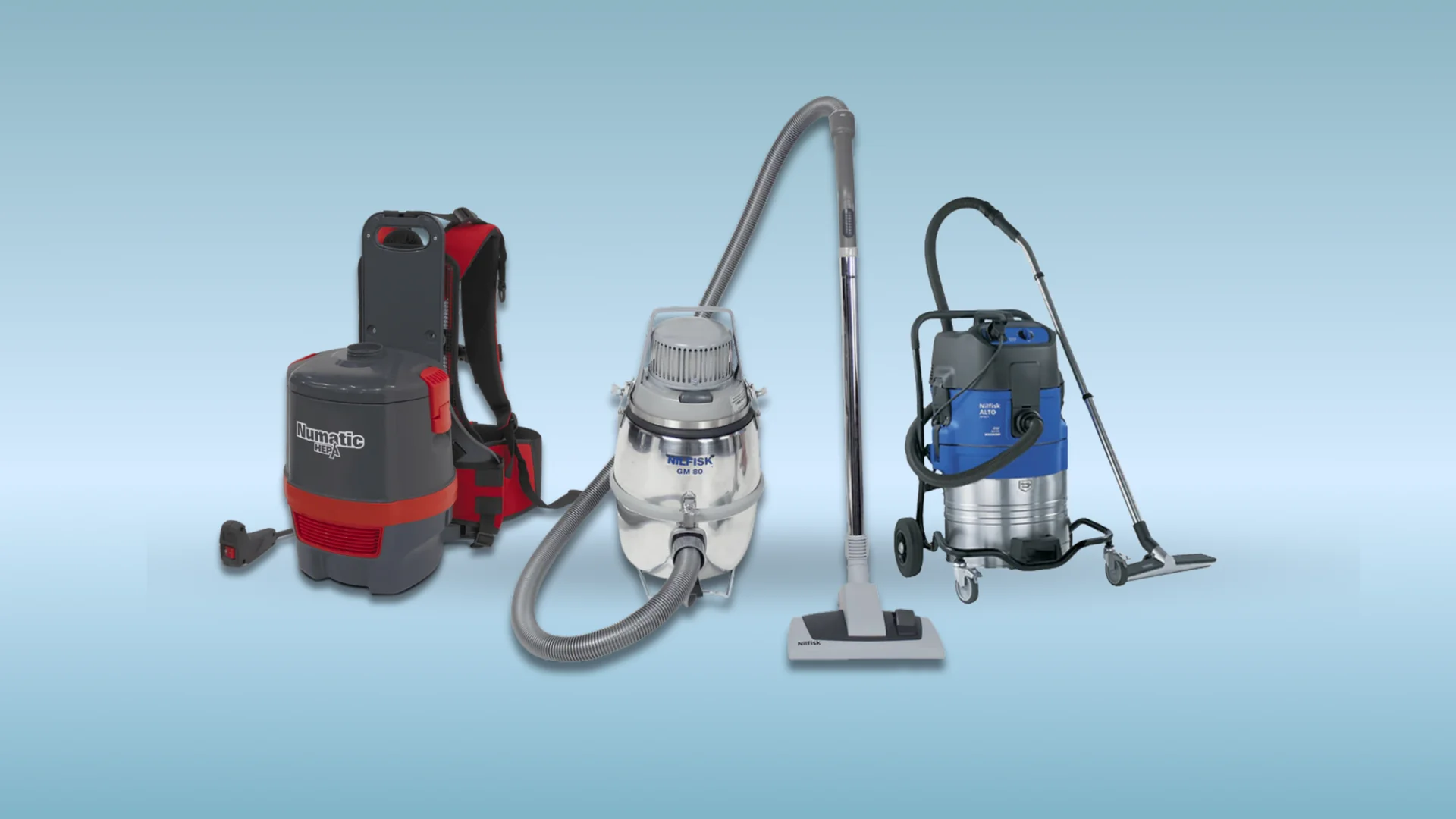 A homeowner using a wet dry vacuum next to an open sump pit to remove sludge and small debris from the bottom of the basin, real photo style