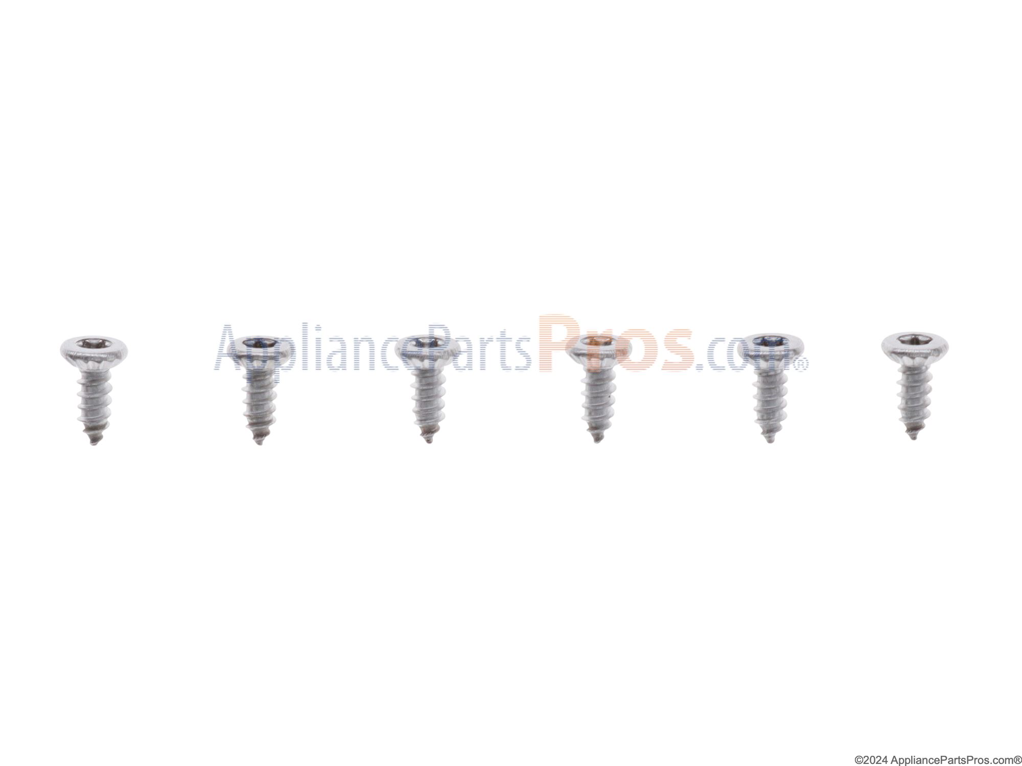 A real photo of a dishwasher door opened flat, showing the inner door panel with several screws around the perimeter ready for removal