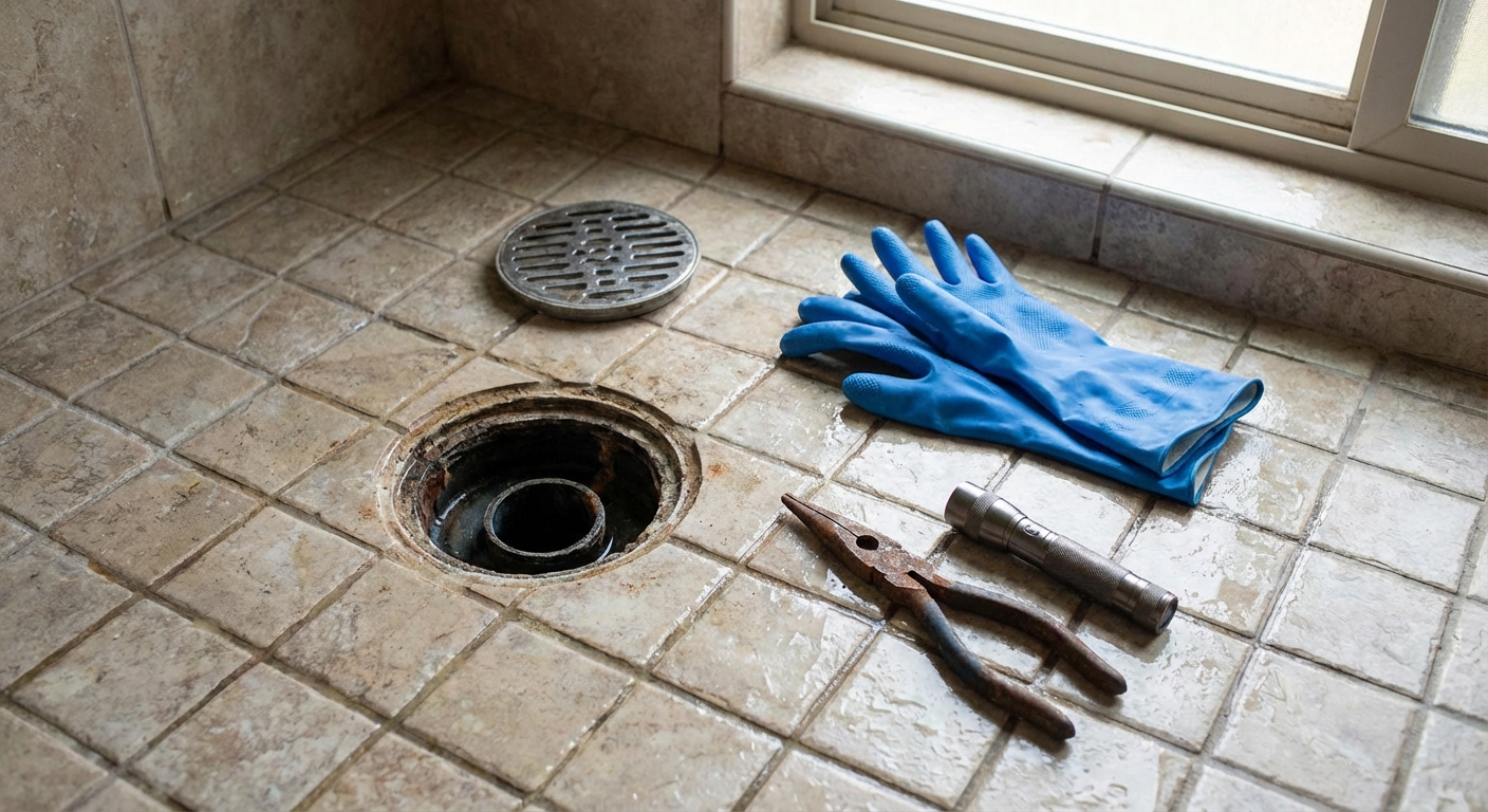 Unclog a Shower Drain Without a Plumber